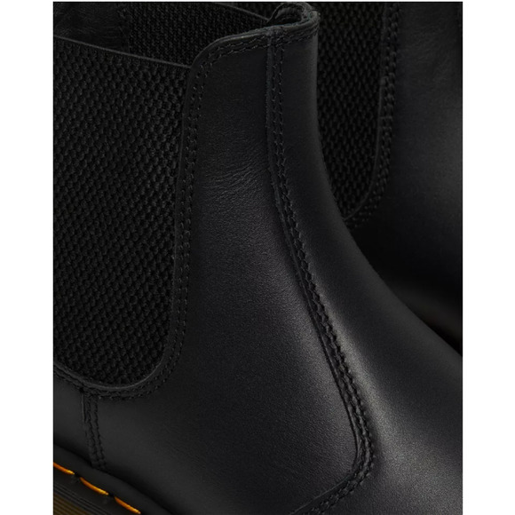 DR. MARTENS 2976 NAPPA LEATHER CHELSEA BOOTS Black Size 8 - Picture 7 of 10